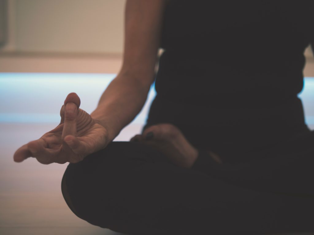 Girl in Meditation Pose